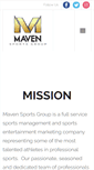 Mobile Screenshot of mavensportsgroup.com
